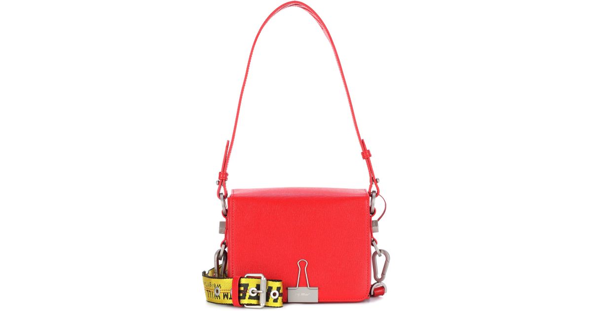 red off white bag