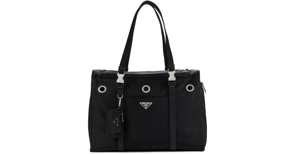 Borsa per cani in Re-NylonPrada in Materiale sintetico di colore Nero | Lyst