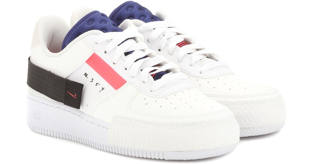 nike af 1 type white