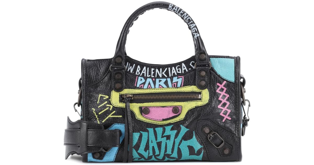 balenciaga graffiti bag small