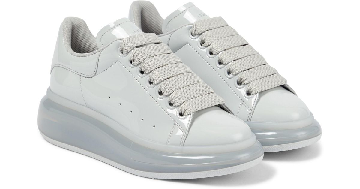 Zapatillas de charol sintetico de Alexander McQueen de color Blanco | Lyst