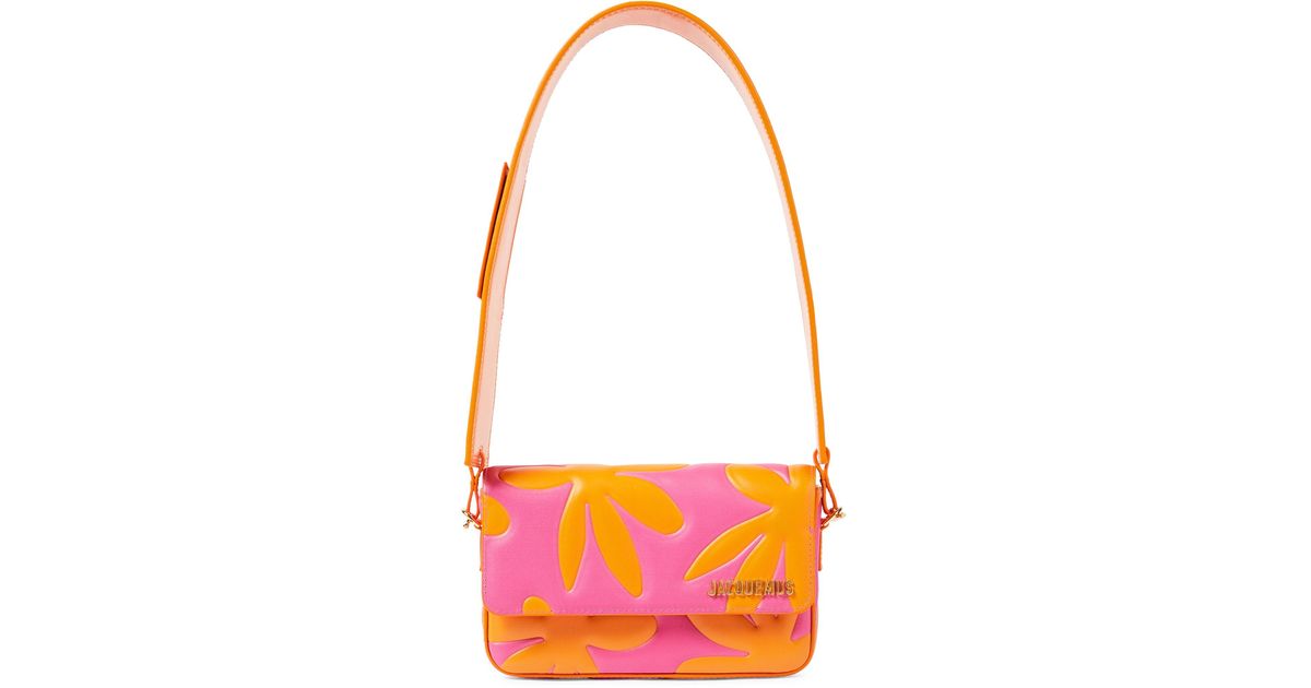 Jacquemus Le Carinu Leather Shoulder Bag in Orange | Lyst