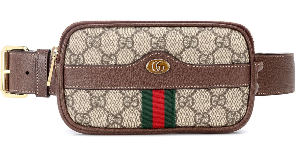 NWT GUCCI GG Supreme Monogram Ophidia Belt Bag Clutch iPhone Case Sz 85