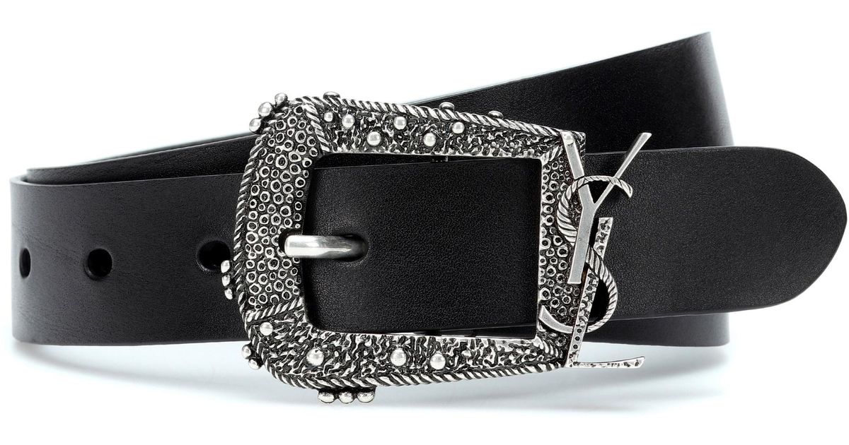 saint laurent monogram belt