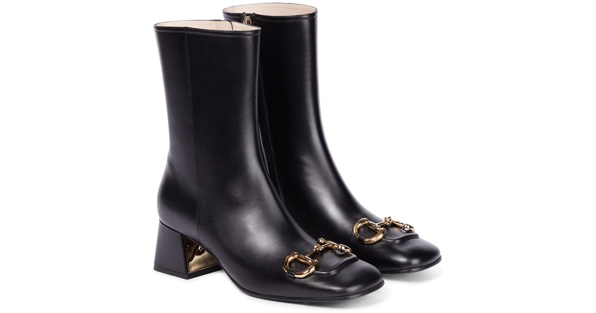 Gucci black store womens boots