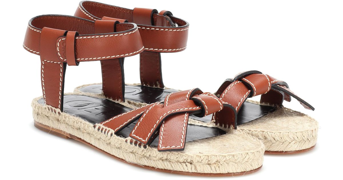 loewe flat sandals
