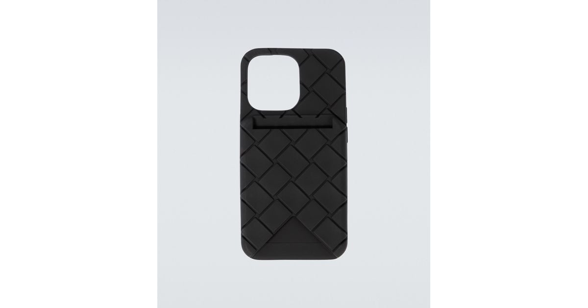 Bottega Veneta Rubber Iphone 13 Pro Case in Black for Men | Lyst