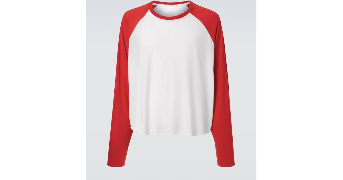 The Row Jameson Cotton Jersey T-Shirt in Red for Men | Lyst