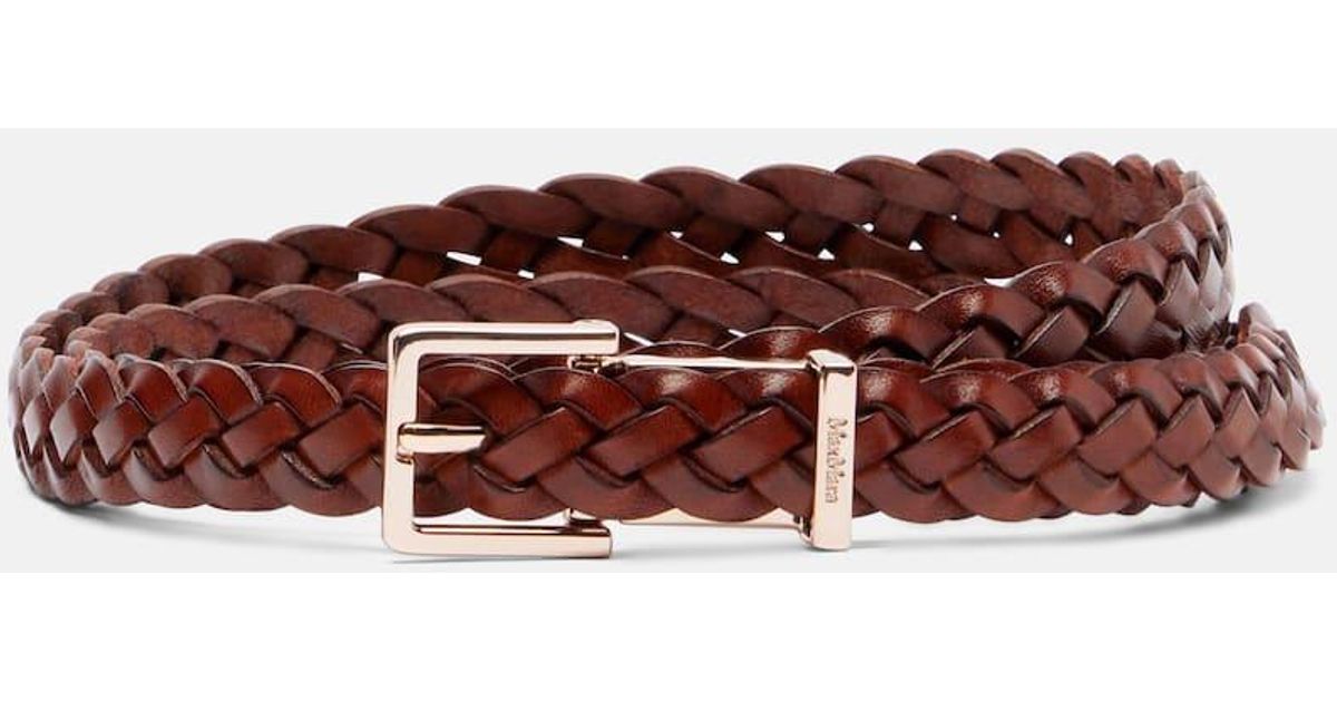 Max Mara Vetta Belt - NWT MAX MARA Vetta woven midi dress | NET-A-PORTER main image 4