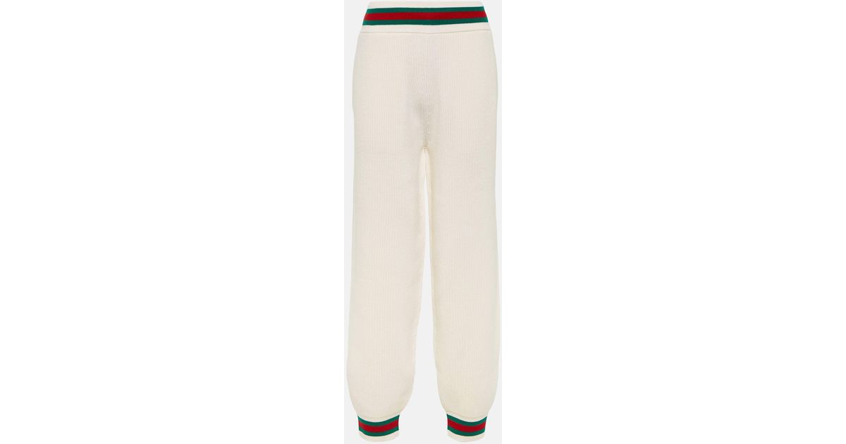 Gucci cheap white sweatpants