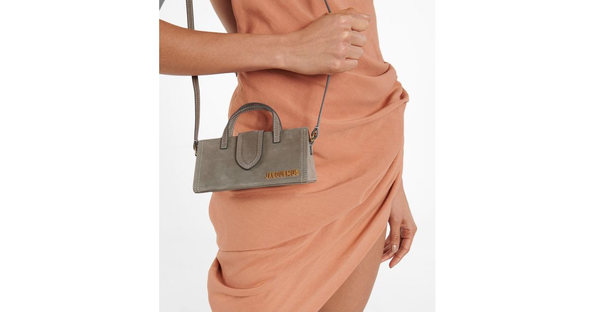 jacquemus le porte lunettes suede bolsa