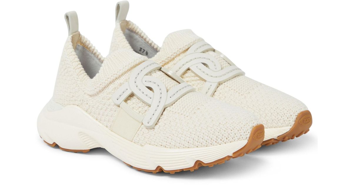 Tod's Catena Knit Sneakers | Lyst