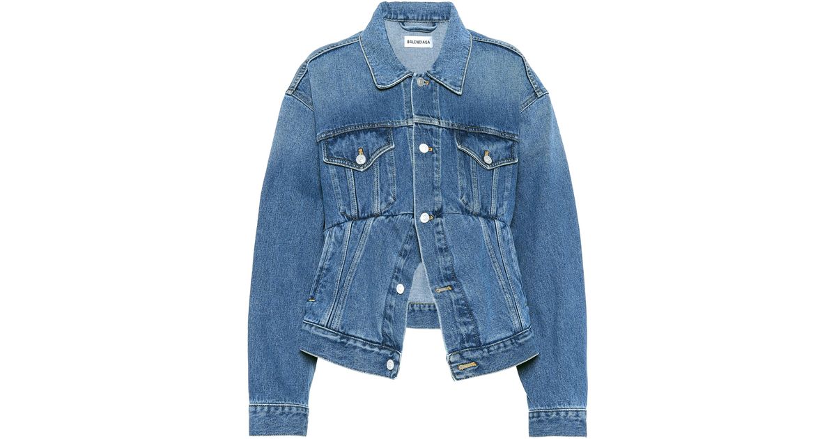 balenciaga swing denim jacket