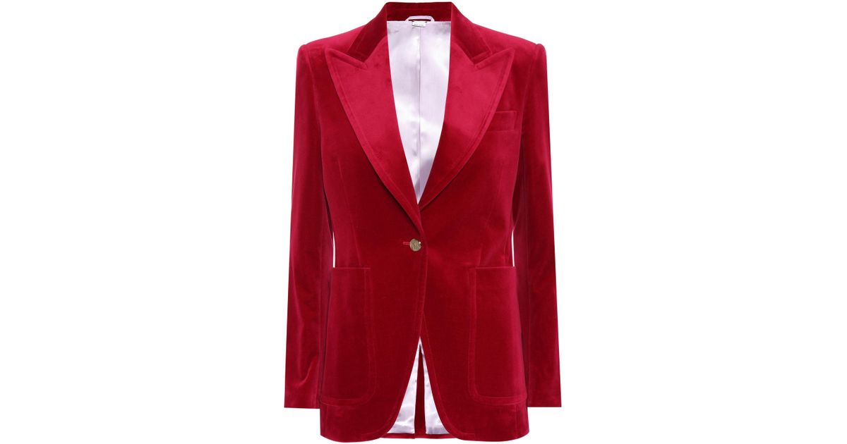 gucci velvet blazer