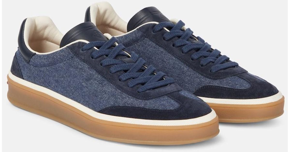 LP 360 TENNIS WALK SNEAKERS BLACK MESH CALFSKIN