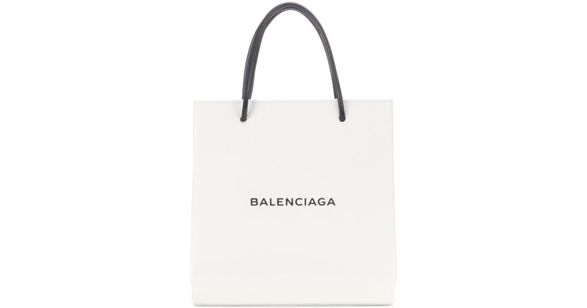 balenciaga white tote bag