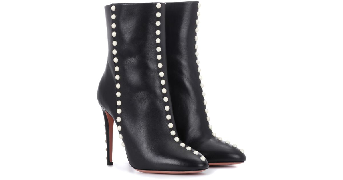 aquazzura follie pearl boots