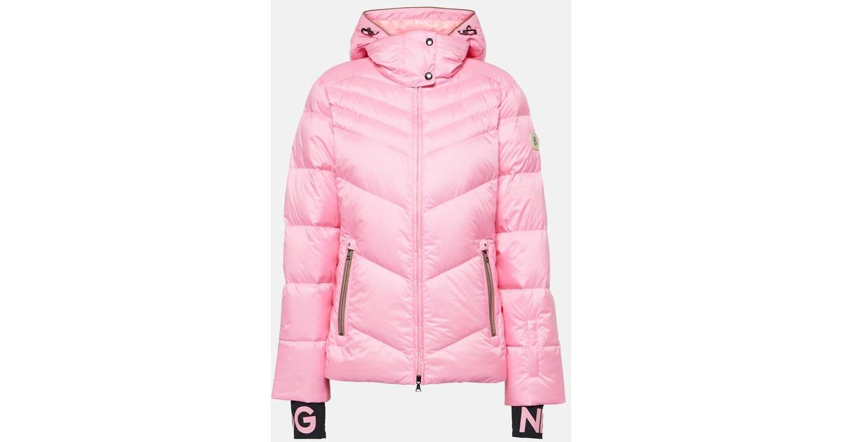 Bogner Calie Quilted Ski Jacket in Pink | Lyst