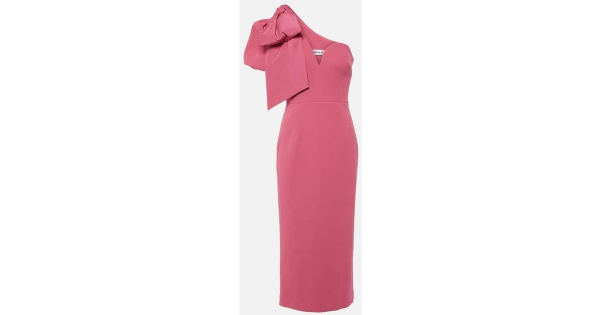 Rebecca Vallance Bridal Anais One-Shoulder Midi Dress in