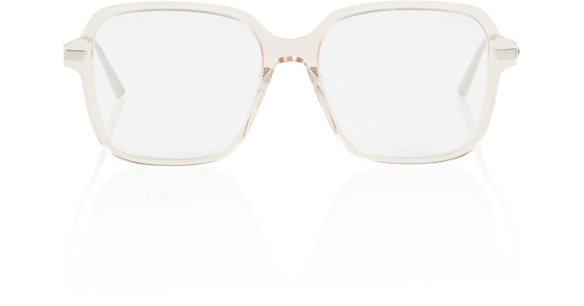 Dior Gemdior S5i Square Glasses in Pink Lyst UK