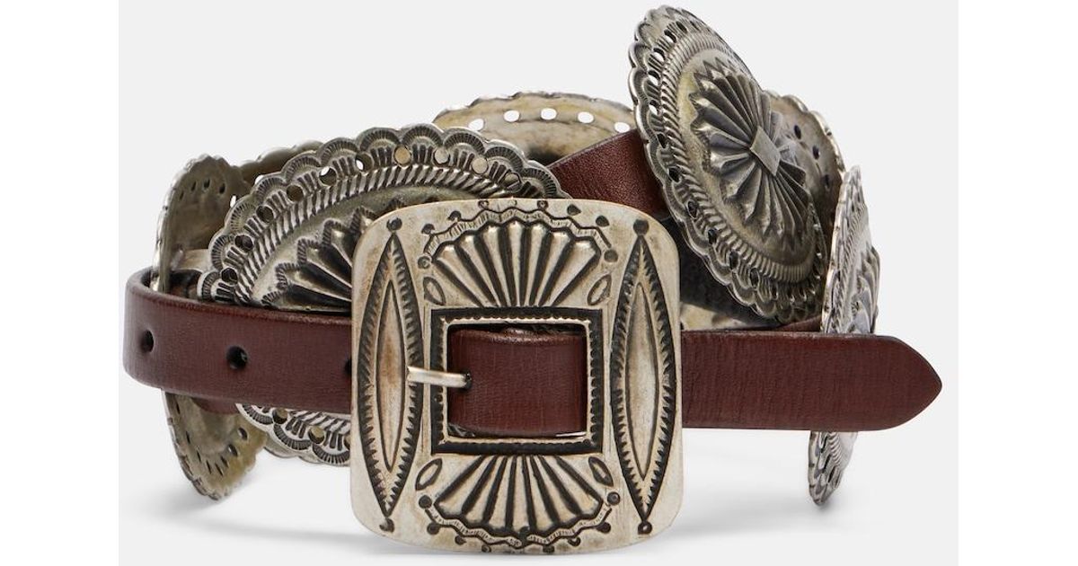 Polo Ralph Lauren Leather Belt in Brown | Lyst