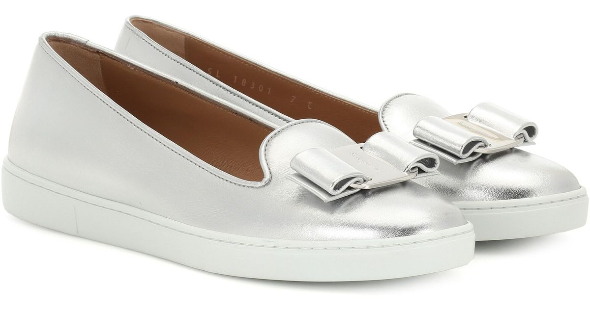ferragamo slip on womens
