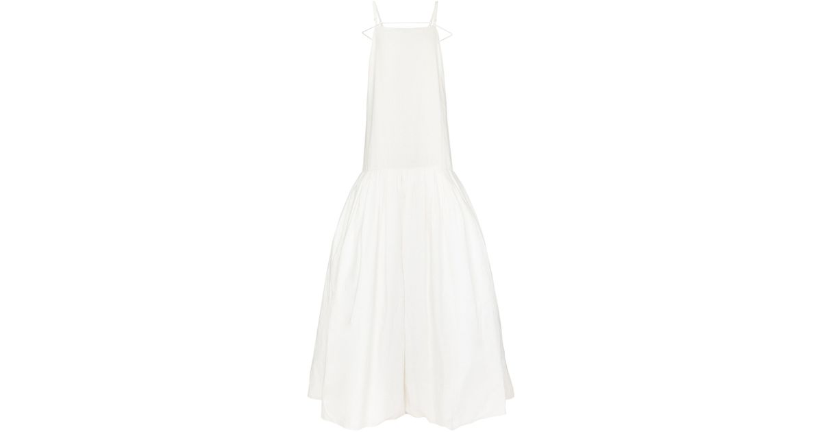 Jacquemus La Robe Amour Linen Bridal Gown in White | Lyst