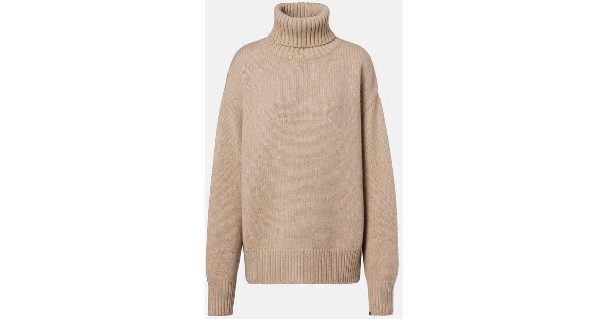Extreme Cashmere Oversize Xtra Cashmere Turtleneck Sweater in