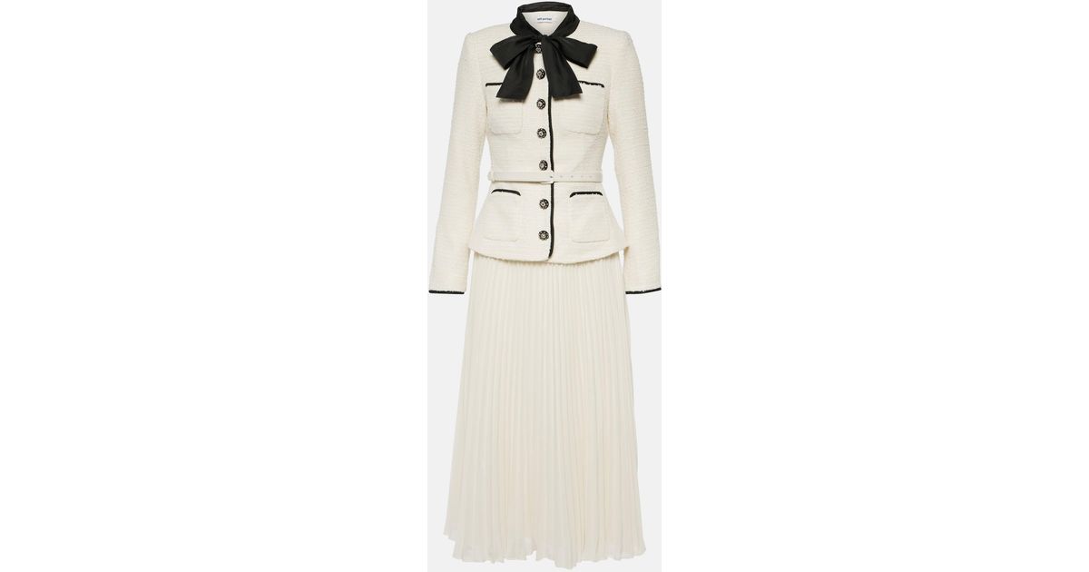 Nude Crepe Midi Dress with Embellished Belt