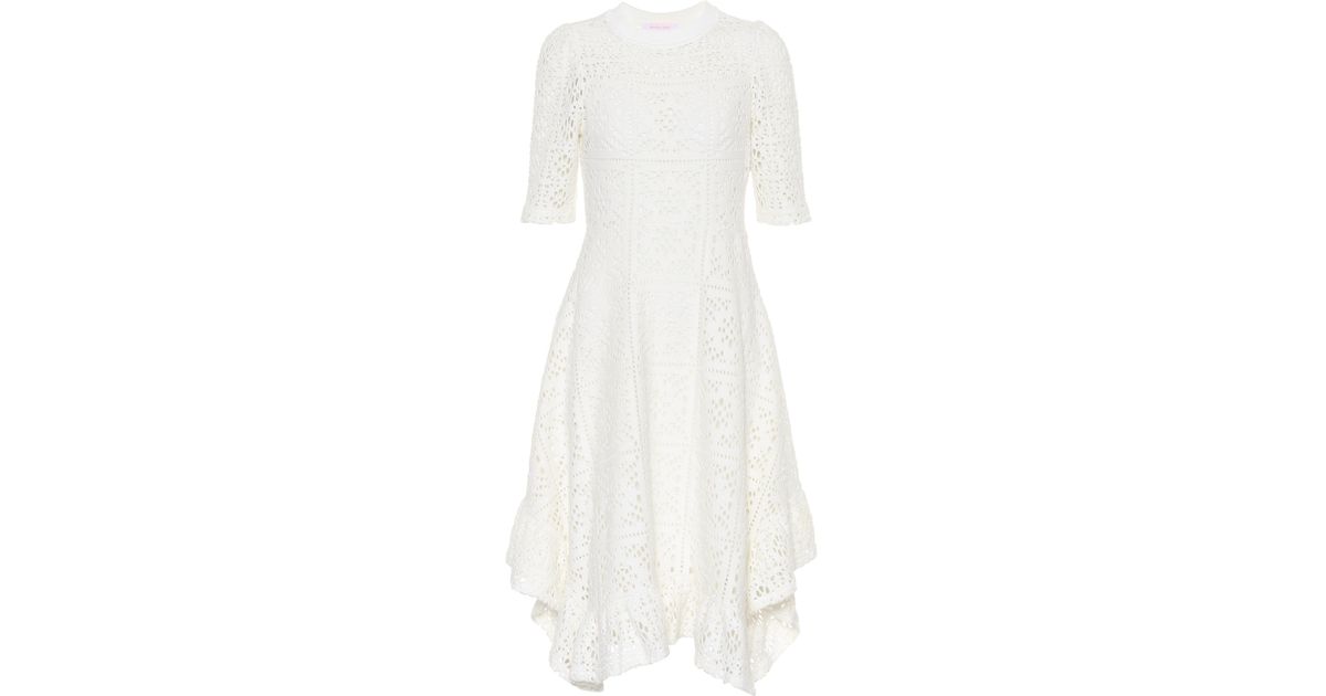 see by chloe white lace dress