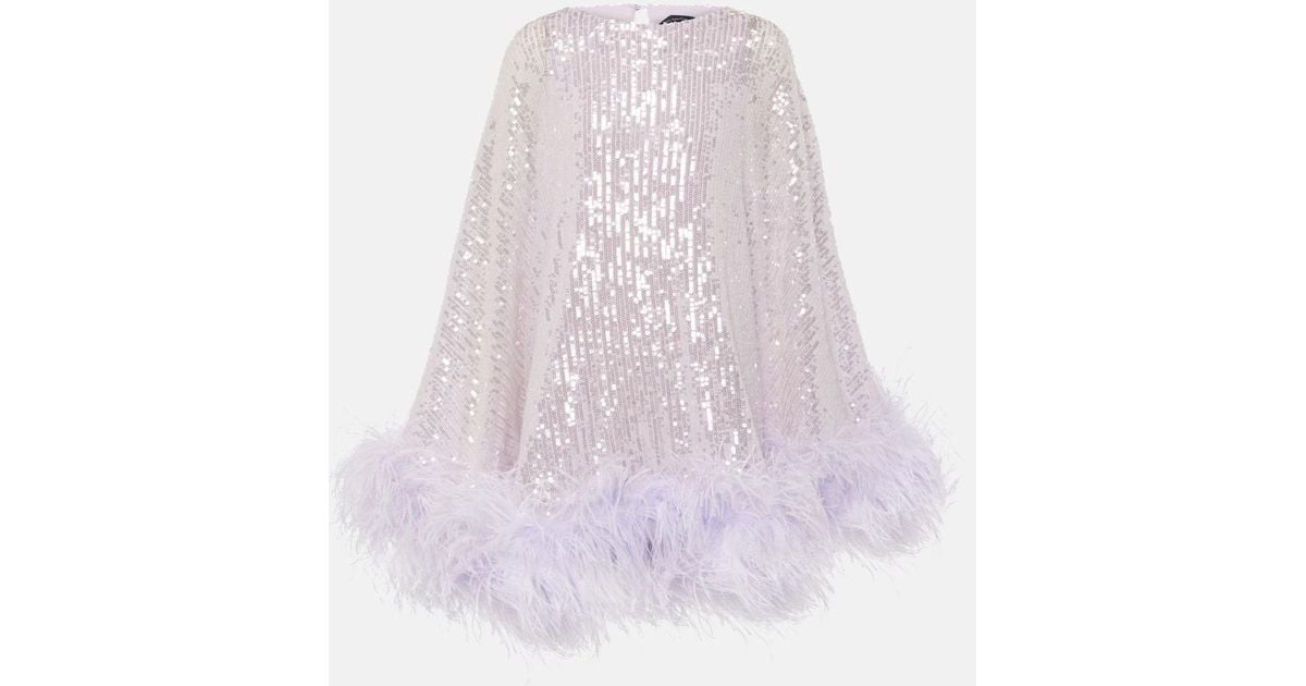 Taller Marmo Vegas sequinned minidress - Purple