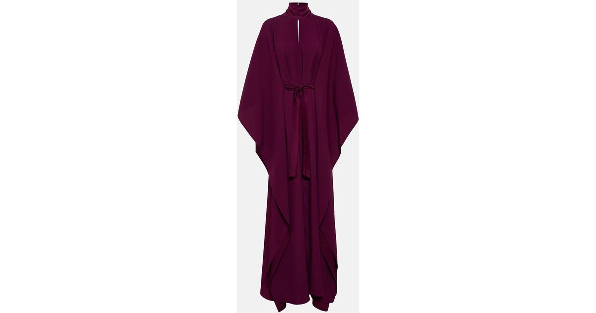‎Taller Marmo Mrs. Hall Belted Maxi Dress in Purple | Lyst