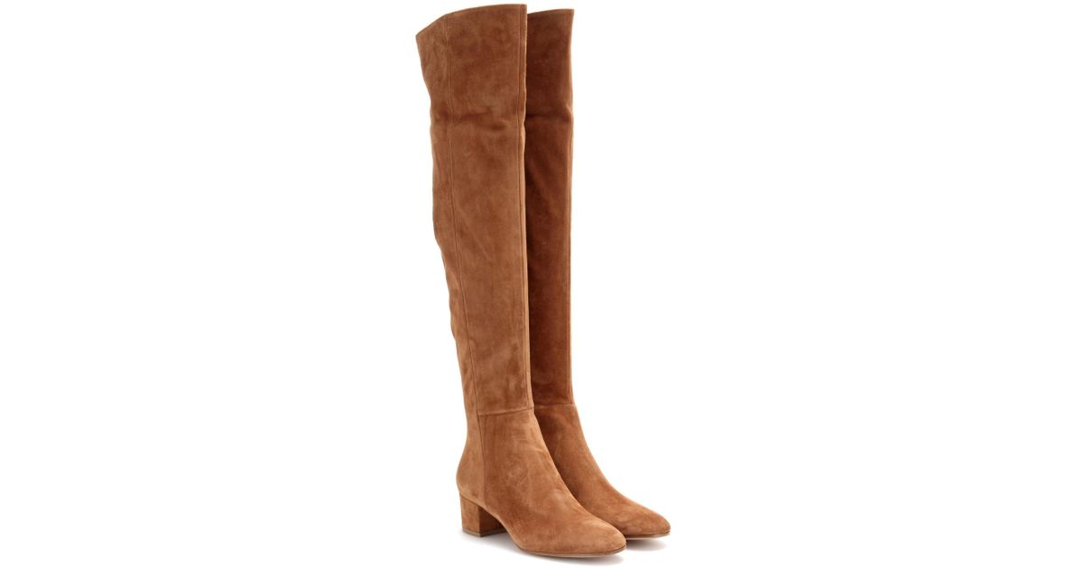 gianvito rossi over the knee suede boots