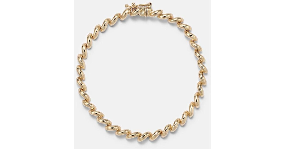 STONE AND STRAND Portofino 10Kt (417/1000) Bracelet in Metallic | Lyst
