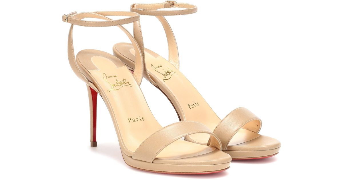 jewel queen 100 leather sandals