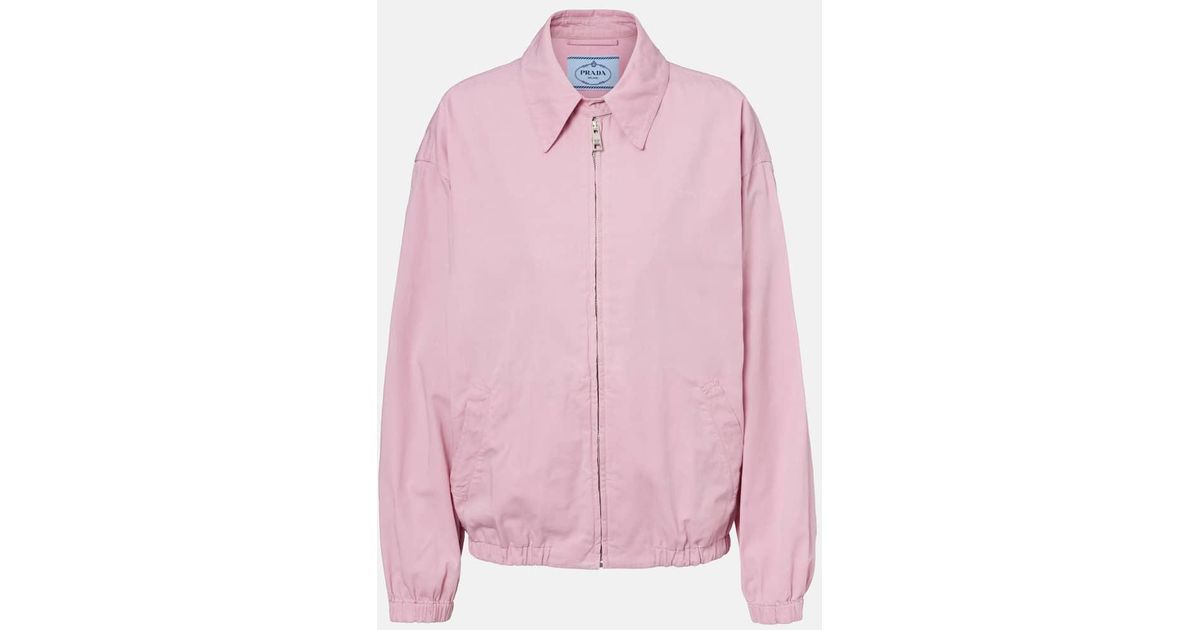 prada-pink-Cotton-Gabardine-
