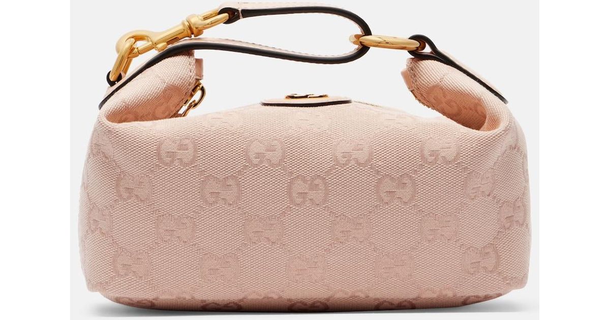 Gucci J Mini Top-Handle Bag in Pink | Lyst