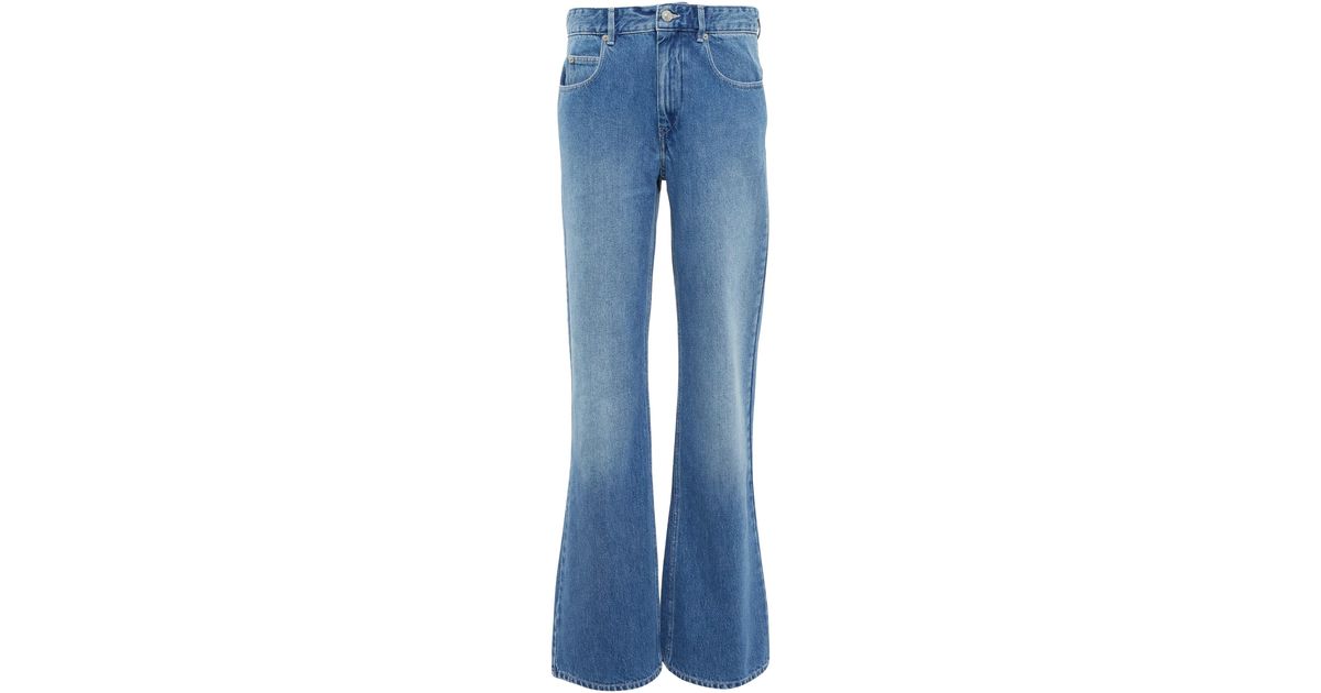 Étoile Isabel Marant Denim Belvira High-rise Bootcut Jeans in Blue ...