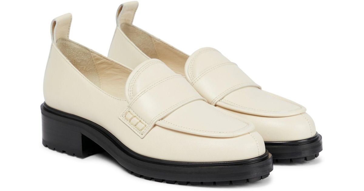 ruth leather platform loafers by marc jacobs