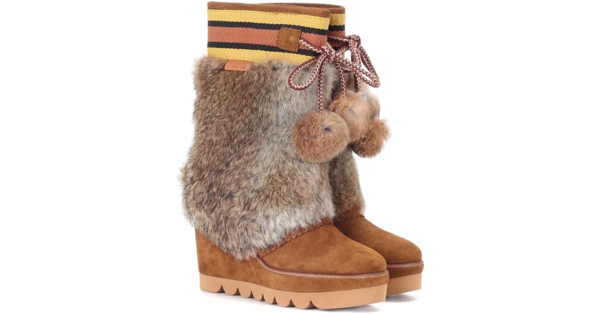 see by chloe suede boots