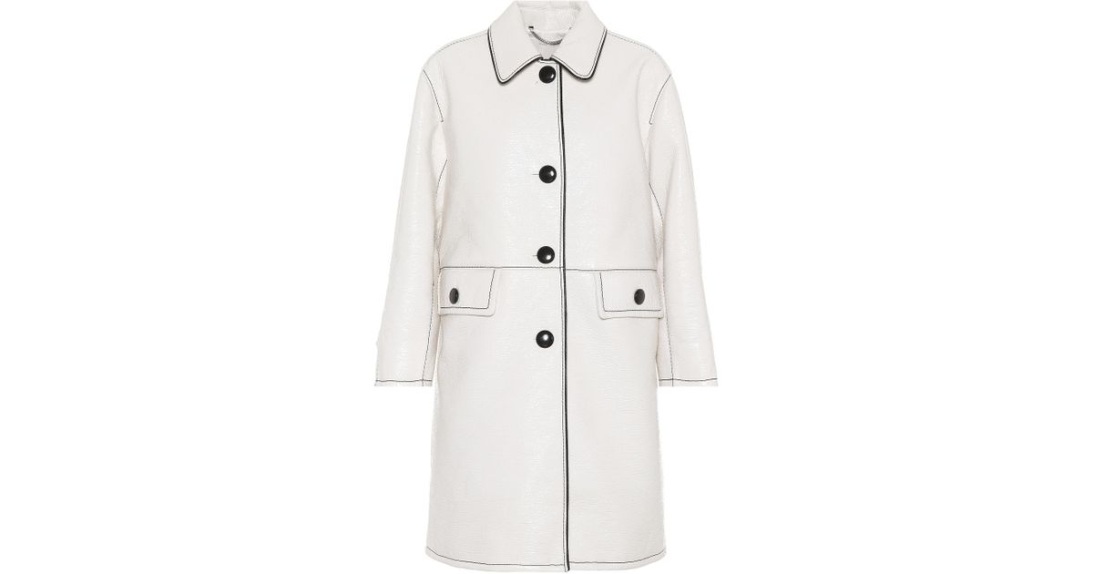 marc jacobs white coat
