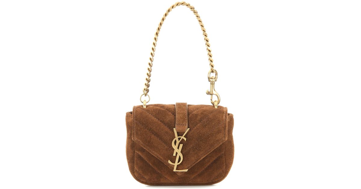 saint laurent college chain wallet