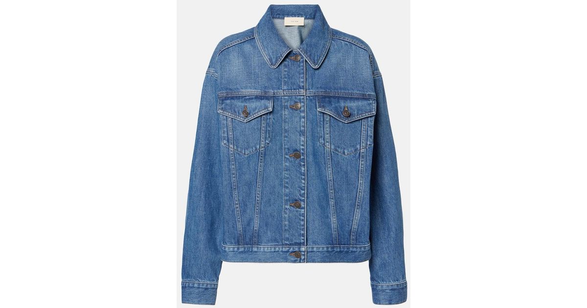 The Row Sebilia Denim Jacket in Blue | Lyst