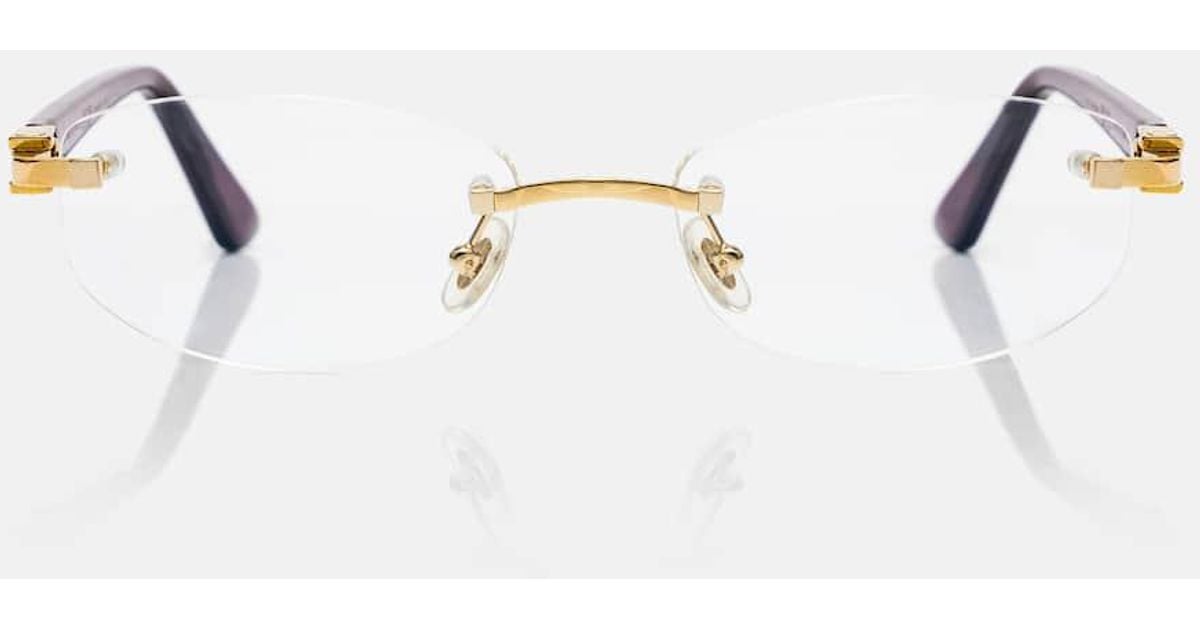 【Cartier Eyewear Collection】 Signature C ovalグラス Signature C oval sunglasses in blue - Cartier Eyewear