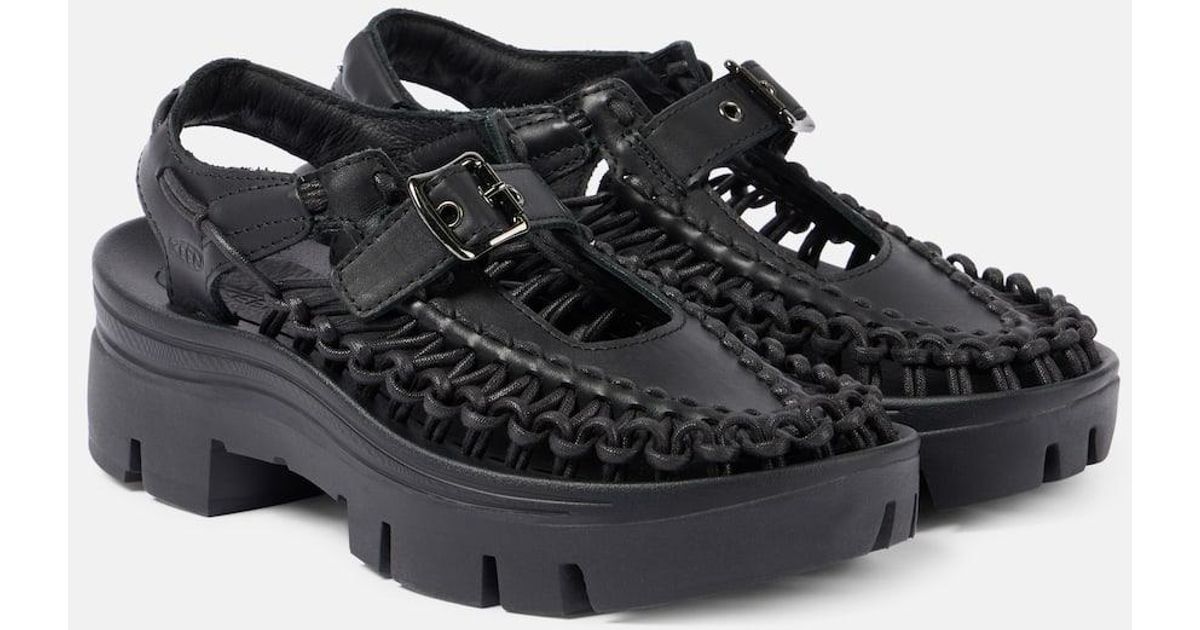 み*ざ様 noir kei ninomiya KEEN メリージェーン 24セン Noir Kei Ninomiya Keen Uneek platform Mary Jane flats Noir