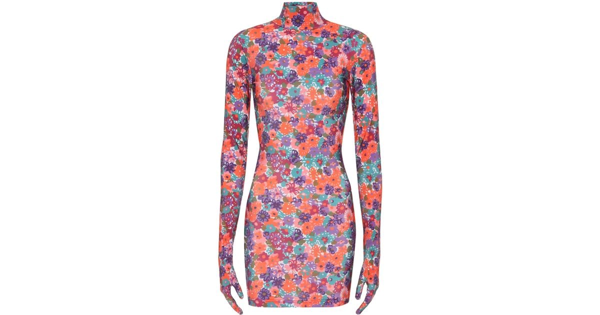 Vetements Floral Glove Dress | Lyst