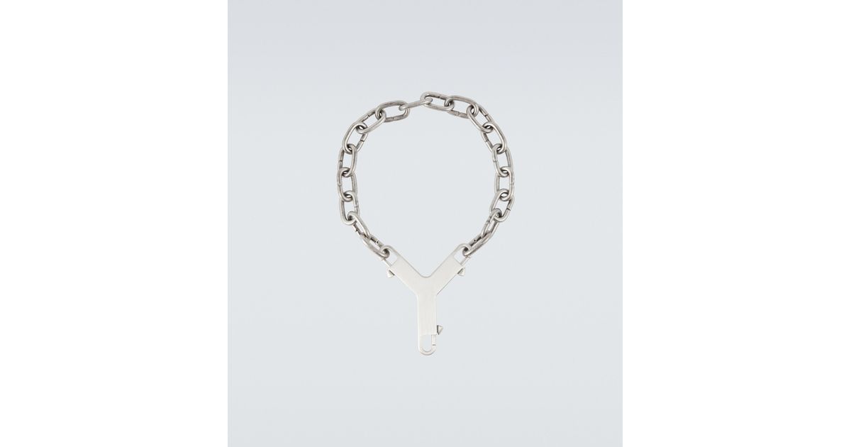 アクセサリー Rick Owens CEREBRUS CHOKER Rick Owens Cerberus Chainlink Choker for Men | Lyst Australia