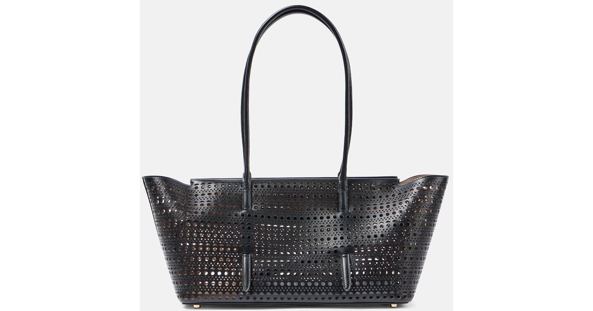 バッグ・カバンその他 Alaia Neo Mina 32 black bag Neo Mina 32 Perforated Bag | Black – Parlour X
