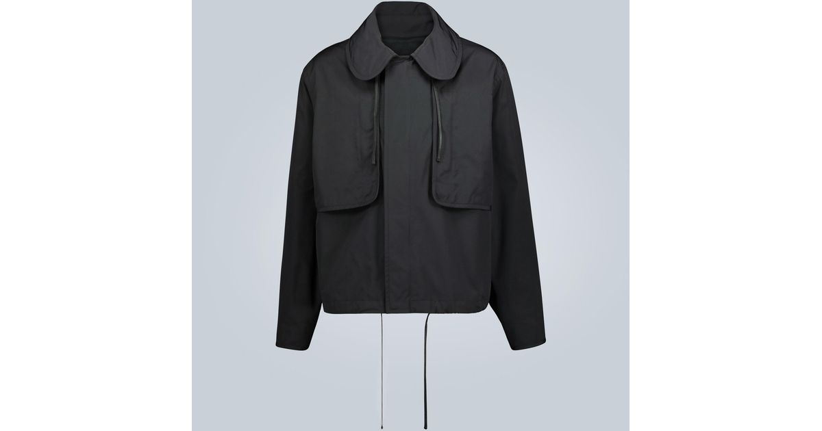 Jil Sander Technical Jacket in Black for Men | Lyst
