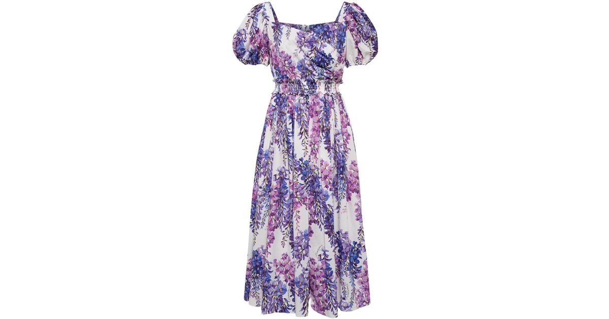 Robe midi Prada en coloris Violet Femme Robes Robes Prada 